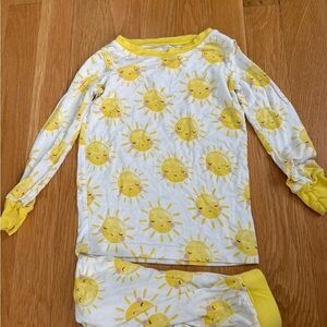 Little Sleepies Yellow Sun Pajama Set